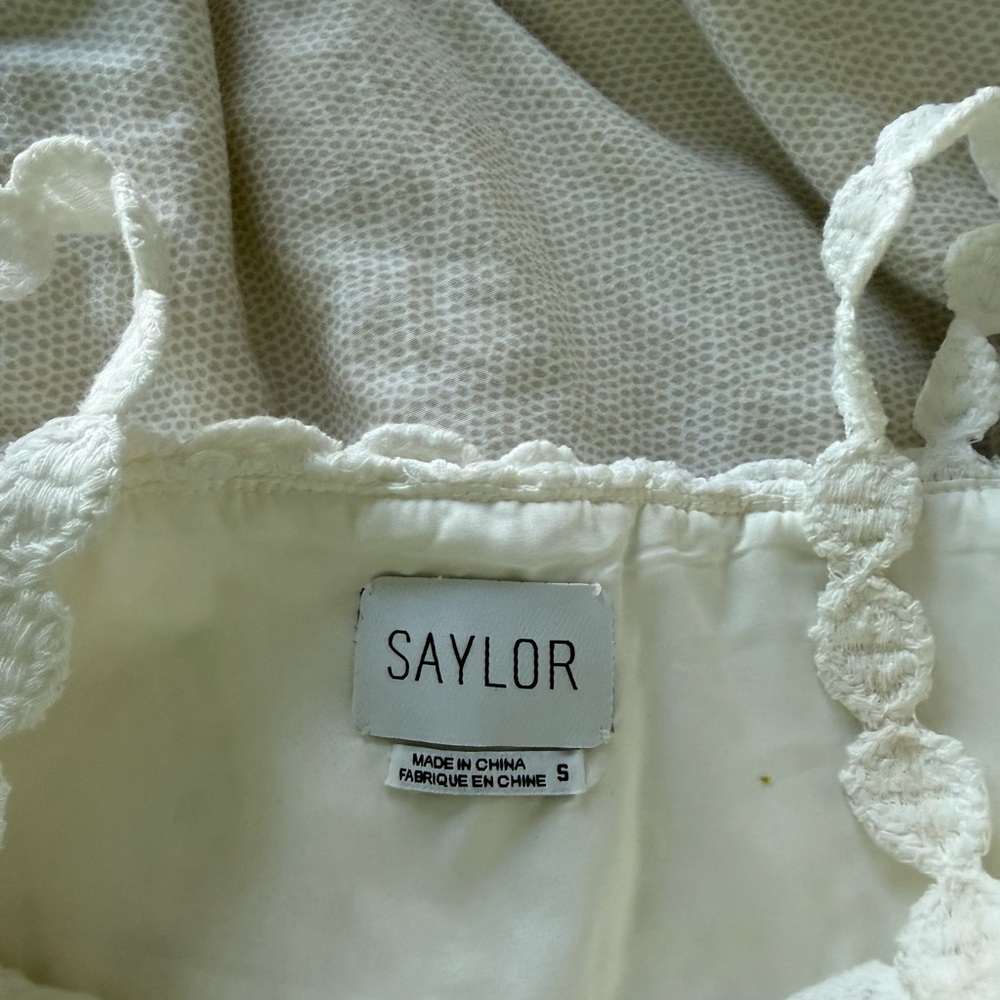 SAYLOR White Crochet Eloie Set - Picture 4 of 10